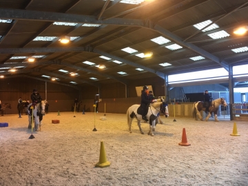 The new arena in use by Cranleigh RDA members